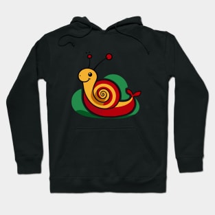 Whimsical Snail Adventure Hoodie